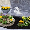 Relaxdays Grave Angel Sleeping Artificial Stone, Weather, Frost & UV