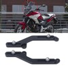1 Pair Black Motorcycle Windscreen Adjuster Aluminium Windshield Bracket Replacement