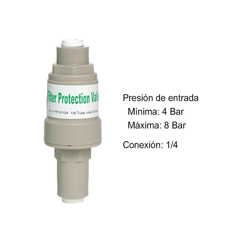 Bbagua GS110021 Pressure Regulator 1/4 Osmosis, White
