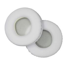 FELTECHELECTR Comfortable Headphone Ear Covers Universal Fit for K518 Hd25 V150 Zx300 Fc7 White Memory Foam Cushions