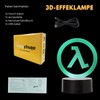 Wolobox LED Lamp Half Life Logo Colour Changing USB Night