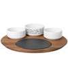 Räder Appetizer Serving Board with Bowl Together