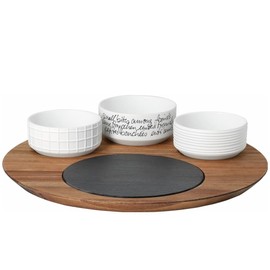 Räder Appetizer Serving Board with Bowl Together