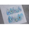 Handmade nail tips - ♀ Siren - Coffin Egg /
