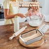 2Pcs Silicone Bread Loaf Pan Liners - Reusable Bread Baking