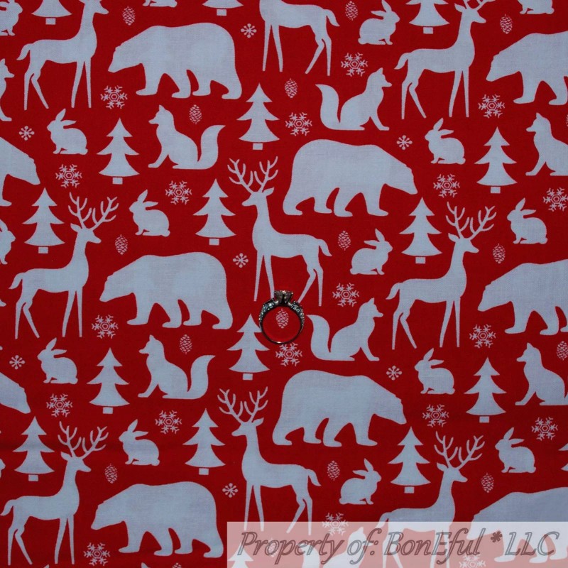 Michael Miller Fabrics BonEful Fabric FQ Cotton Quilt White Green