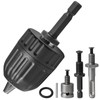 Hakkin 0.8-10mm Keyless Drill Chuck Adapter, 3/8-24UNF Capacity Mount with