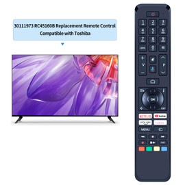 TCNOUMT CT-8563 Replacement Remote Control for Toshiba Smart TV RC45160 RC43160 32LA3B63DA 32LA2B63DG 50UA4B63DA 55UA2D63DG 65UA2D63DG IR Remote Control without Voice Function