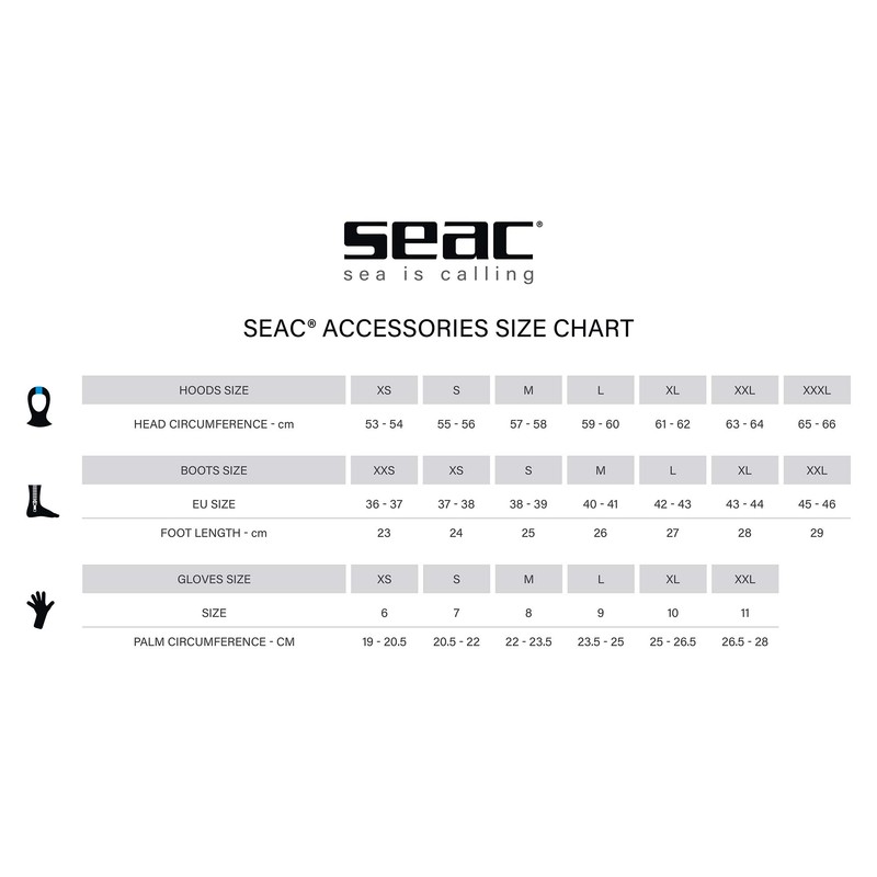 SEAC Comfort 3.0, 3 mm Neoprene Diving Gloves and Anti-Slide