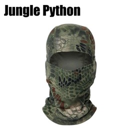Balaclava Camouflage Face Mask Hunting Neck Tube Hood Ski Mask - Colour: Jungle Python