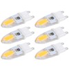 6PCS G9 LED COB Light Bulb 500LM Ceiling Lamp Bulb
