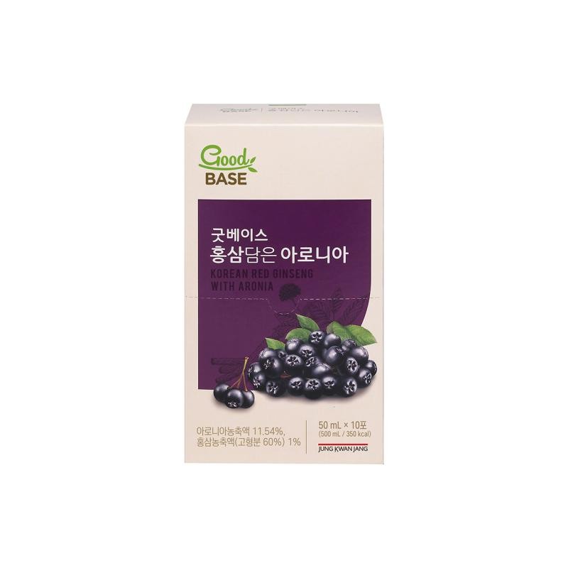 Goodbase [Jeongmol] Goodbase Red Ginseng-Infused Aronia 50ml*30 Sachets