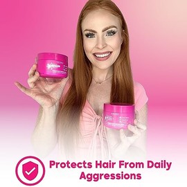 MASCARILLA PARA CABELLOS DAÑADOS TRATAMIENTO BRASILENO BONDOX Máscara de 8.8 onzas activada térmicamente para cabello encrespado seco | Sin formaldehí