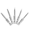 HaoTrade 5Pcs Triangle Drill Bit, Triangle Screwdriver Bit Set, 1/4"