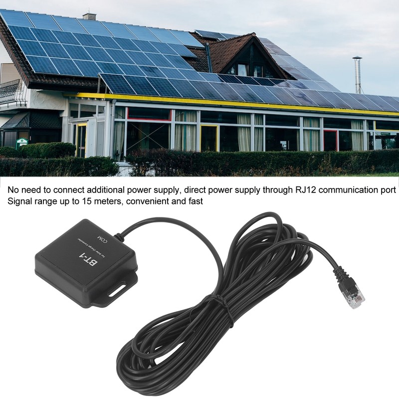 Solar Controller Bluetooth Adapter High Efficiency Low Consumption RJ12 Port