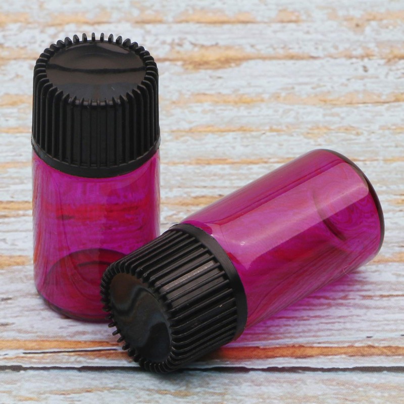 Kesell 20pcs Mini Essential Oil Bottles Empty Sample Bottle, 3ml