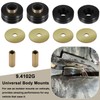 9.4102G Universal Polyurethane Body Mounts Bushings Isolators, Include 4 Plated