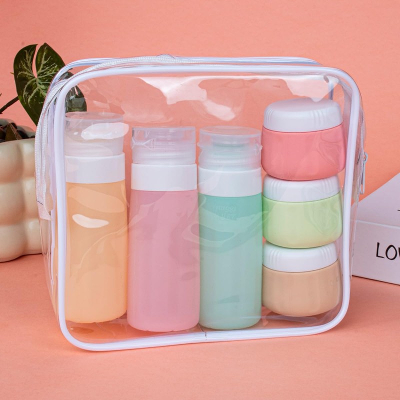 vodvob TSA Approved Travel Bottles Set, 16 Pack Leak Proof