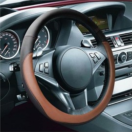 Funda de Cuero para Volante,Cubierta Volante Coche,Microfibra,Transpirable, Antideslizante,para decoración de Coche y protección de Volante,Niversal d