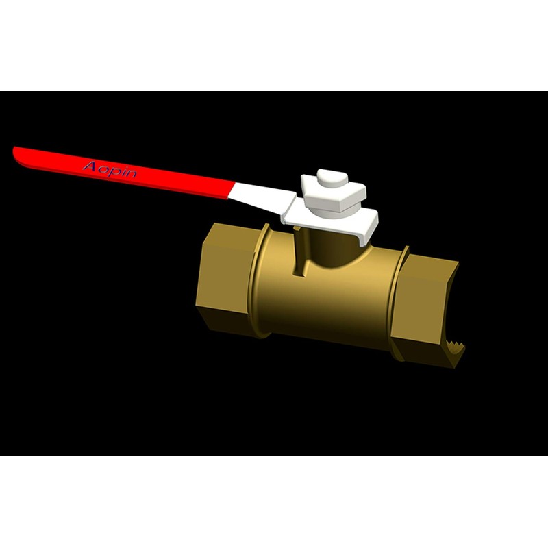 Aopin Ball Valve Brass G 3/8" Female Thread x G