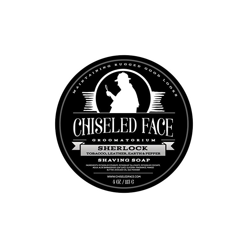 Sherlock - Handmade Luxury Shaving Soap from Chiseled Face Groomatorium