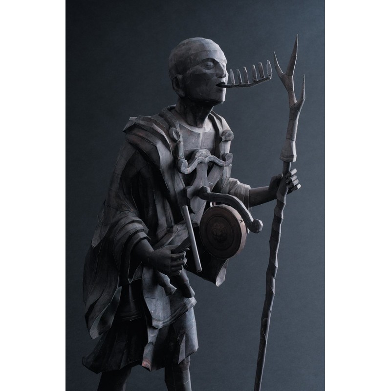 21st Century Paper Craft 03 Kuya Shonin Statue