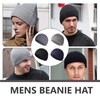 Mrltau 3 Pieces Classic Beanie Hat for Men Women Fisherman