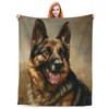German Shepherd Blanket Gifts for Women Adults Dog Lovers, German