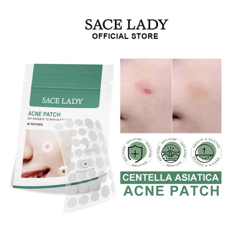 Sace Lady Parche Antiacné Hidrocoloide Para Rostro Aisla Todo Tipo