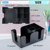 AMGSH 1 Pack 6-Compartment Bar Caddy Napkin & Straw Holder