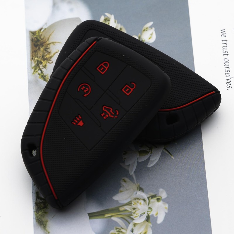 Key Fob Cover Fit for 2022 2023 2024 Chevy Silverado