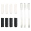 16Pcs Sewing Thread Set,Black Thread White Thread Black Cotton Thread