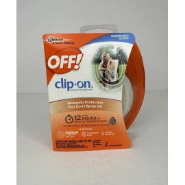 OFF! Clip-On Mosquito Repellent Fan Unit with 1 Refill, 12 Hours Protection