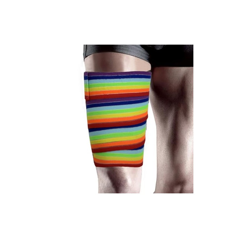 Lxnderment Elastic Thigh High Compression Support Bandage, Full Thigh Brace