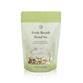 Vital-Tea Fresh Breath Herbal Tea – Six Herbal Ingredients for Natural Oral Care & Respiratory Health | Organic, Additive-Free Loose Leaf Tea (100g) - Specification: 1 pcs