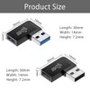 HENGBIRD USB 3.0 Angled Connector 90 Degree, USB Angle Plug