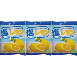 Salt and Lemon Hard Candy, Pack of 3