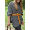 styleBREAKER Women's Plain Waist Belt with Clasp in Horseshoe Shape,