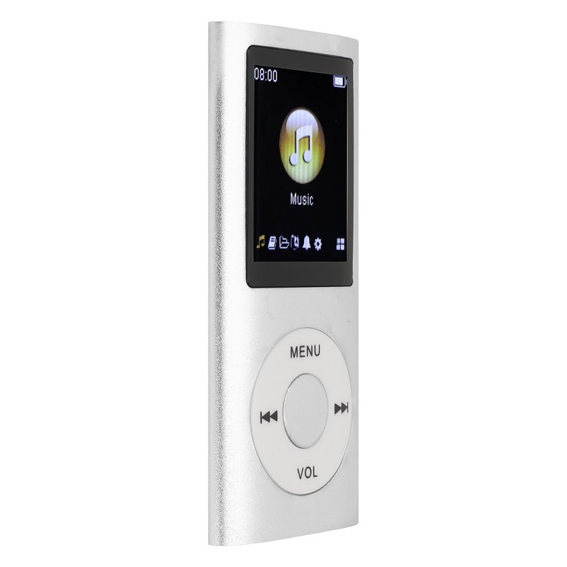 MP3 Player Stylish Multifunctional Lossless Sound Slim 1.8 Inch LCD