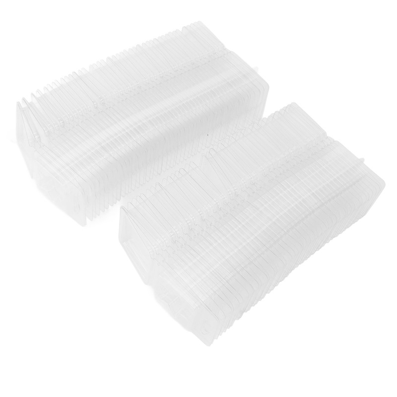 100 Packs Wax Melt Clamshell Molds Containers Clear Empty Plastic