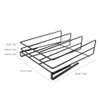 Under Counter Hanging Shelf Layered Design Safe Organizer for Kitchen