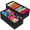 Sorbus® Set of 4 Foldable Drawer Dividers, Storage Boxes, Closet