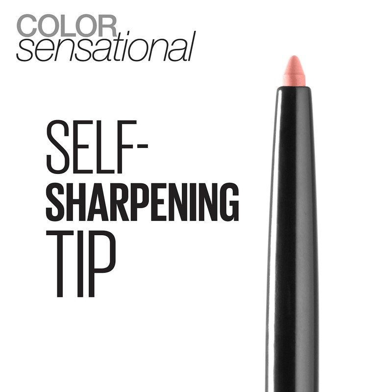 Maybelline Color Sensational Shaping Lip Liner with Self-Sharpening Tip, Purely