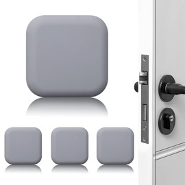 XoYoZo Door Stoppers Wall Protector Buffer Guard Doorknob Door Handle Bumper Self Adhesive Silencer Soft Rubber Crash Pad for Home Office