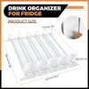 Hmdivor 5 Rows Drink Organizer for Fridge, 15'' Soda Can