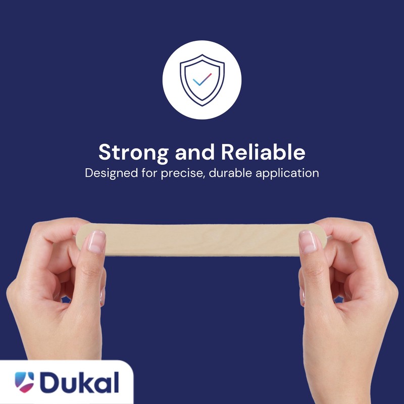 Dukal Large Wooden Wax Sticks - Body Hair Removal Applicator
