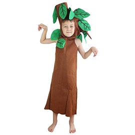 Petitebelle Brown Tree Costume Unisex Children 4-14year (7-10year)