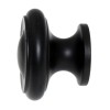 Schaub Traditional Designs 1 1/2" Round Cabinet Knob Flat Black