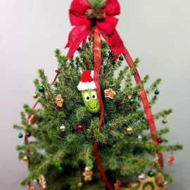 Homemade Lucky Christmas Pickle Ornament Handmade