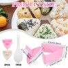 SIWOKJJO Pack of 2 Onigiri Shape, Triangle Onigiri Maker with